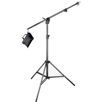Manfrotto 420B Stativo con Contrappeso, Serie Boom, 4 Sezioni in Acciaio e Alluminio, Nero Manfrotto 420B Stativo con Contrappeso, Serie Boom, 4 Sezioni in Acciaio e Alluminio, Nero