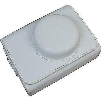 Generic Zakao ZV-1F beschermhoes van PU-leer met statief, compatibel met Sony Alpha ZV-1F ZV-1 ZV1F ZV1 ZV1 ZV1 met schouderriem en nekriem, Wit A, Schoonheid geval Generic Zakao ZV-1F beschermhoes van PU-leer met statief, compatibel met Sony Alpha ZV-1F ZV-1 ZV1F ZV1 ZV1 ZV1 met schouderriem en nekriem, Wit A, Schoonheid geval
