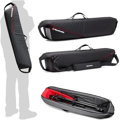 Manfrotto Pro Light Gevoerde draagtas voor statieven tot 80 cm, versterkte bescherming, schouderriem, dubbele handgreep, voor foto- en videoapparatuur, professionele studio en reizen Manfrotto Pro Light Gevoerde draagtas voor statieven tot 80 cm, versterkte bescherming, schouderriem, dubbele handgreep, voor foto- en videoapparatuur, professionele studio en reizen
