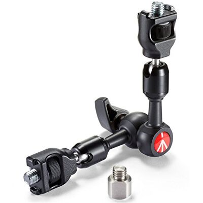 Manfrotto 244MICRO-AR Braccetto met basis met anti-rotazion, zwart Manfrotto 244MICRO-AR Braccetto met basis met anti-rotazion, zwart
