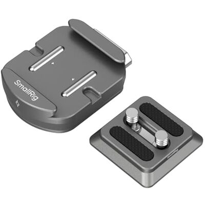 SMALLRIG Montageplaat met snelsluiting voor Arca, QR-Slide camera-montageplaat voor Arca, siliconen pad en draadgat 1/4"-20 voor Manfrotto plaat of statief, HawkLock H38 4486 SMALLRIG Montageplaat met snelsluiting voor Arca, QR-Slide camera-montageplaat voor Arca, siliconen pad en draadgat 1/4"-20 voor Manfrotto plaat of statief, HawkLock H38 4486