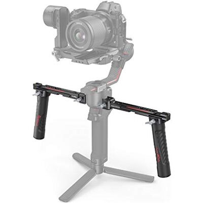 SMALLRIG Dubbele handgreep voor DJI RS 4 /RS 4 Pro/RS 3 / RS 3 Pro/RS 2 / RSC 2, gimbalgreep met NAVO-rails, koude klomp, schroefdraadgaten 1/4"-20 en 3/8"-16 SMALLRIG Dubbele handgreep voor DJI RS 4 /RS 4 Pro/RS 3 / RS 3 Pro/RS 2 / RSC 2, gimbalgreep met NAVO-rails, koude klomp, schroefdraadgaten 1/4"-20 en 3/8"-16
