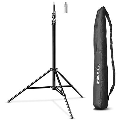 Walimex Pro lampstatief WT-806, 256 cm (draagkracht ca. 6 kg, incl. draagtas) Walimex Pro lampstatief WT-806, 256 cm (draagkracht ca. 6 kg, incl. draagtas)