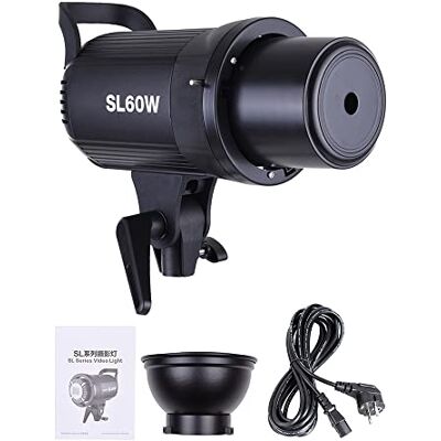 GODOX SL-60W 5600K 60W krachtige LED-videolamp met Bowens-houder voor fotostudio-fotografie-video-opname (zonder afstandsbediening) GODOX SL-60W 5600K 60W krachtige LED-videolamp met Bowens-houder voor fotostudio-fotografie-video-opname (zonder afstandsbediening)
