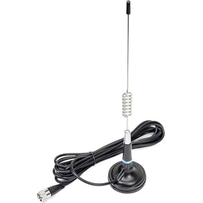 PNI ML29 CB-antenne, lengte 29 cm, incl. magneet Ø 70 mm, RG58-kabel PNI ML29 CB-antenne, lengte 29 cm, incl. magneet Ø 70 mm, RG58-kabel