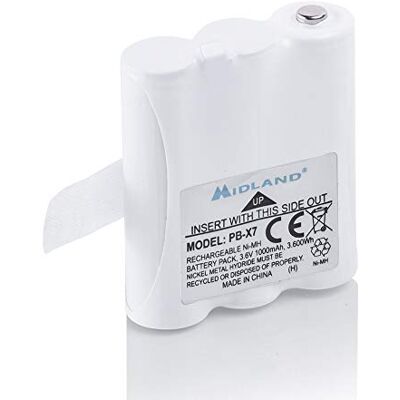 Midland Batterijpakket voor XT70 PB-X7 Ni-Mh Midland Batterijpakket voor XT70 PB-X7 Ni-Mh