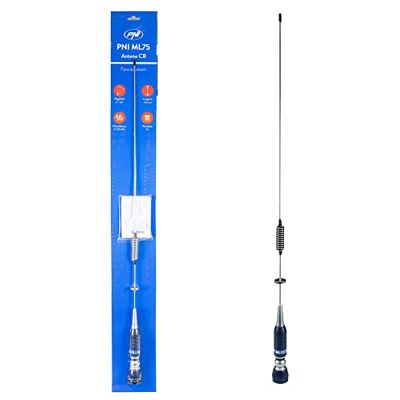 PNI Antenne CB ML75, lengte 75 cm, 26-28 MHz, 300 W, opvouwbaar, zonder accessoires PNI Antenne CB ML75, lengte 75 cm, 26-28 MHz, 300 W, opvouwbaar, zonder accessoires