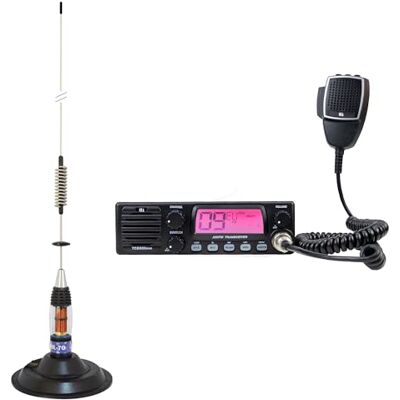 PNI CB TTi TCB-900 Evo Radiostation + CB ML70 antenne, lengte 70 cm PNI CB TTi TCB-900 Evo Radiostation + CB ML70 antenne, lengte 70 cm