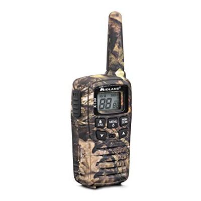 Midland XT30 Mimetic Walkietalkie, oplaadbaar, lang bereik, bidirectionele radio, mimetische textuur, PMR 446, 16 kanalen, bereik 6 km, 38 CTCSS-tinten, VOX-functie, USB-kabel, 2 walkietalkie Midland XT30 Mimetic Walkietalkie, oplaadbaar, lang bereik, bidirectionele radio, mimetische textuur, PMR 446, 16 kanalen, bereik 6 km, 38 CTCSS-tinten, VOX-functie, USB-kabel, 2 walkietalkie