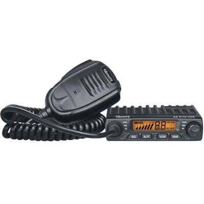 Albrecht AE 6110 VOX CB, 12613, 4 W AM/FM, met geïntegreerde VOX-functie voor handsfree spreken in het voertuig Albrecht AE 6110 VOX CB, 12613, 4 W AM/FM, met geïntegreerde VOX-functie voor handsfree spreken in het voertuig