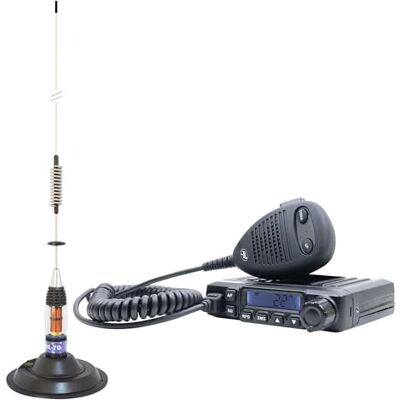 PNI HP 6500 ASQ Escort Radio CB met ML70 CB-antenne PNI HP 6500 ASQ Escort Radio CB met ML70 CB-antenne