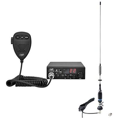 PNI HP 8000L ASQ Escort CB Radio Pack met S75 CB antenne met kabel en vaste houder PNI HP 8000L ASQ Escort CB Radio Pack met S75 CB antenne met kabel en vaste houder
