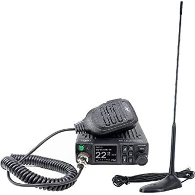 PNI Escort HP 8900 ASQ CB-radio, antenne 12-24 V + CB Extra 45 met magnetische basis, voeding 12 V/24 V, RF-versterking, Roger Beep, CTCSS-DCS, Dual Watch PNI Escort HP 8900 ASQ CB-radio, antenne 12-24 V + CB Extra 45 met magnetische basis, voeding 12 V/24 V, RF-versterking, Roger Beep, CTCSS-DCS, Dual Watch