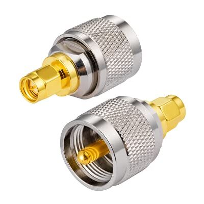 Vecys 2 STKS Twee-weg Radio Adapter SMA Mannelijk naar UHF Mannelijke Rechte Adapter PL259 voor Radio Amateur Radio UHF Walkie Talkie Draagbare Radio Pl Plug Radio CB Vecys 2 STKS Twee-weg Radio Adapter SMA Mannelijk naar UHF Mannelijke Rechte Adapter PL259 voor Radio Amateur Radio UHF Walkie Talkie Draagbare Radio Pl Plug Radio CB