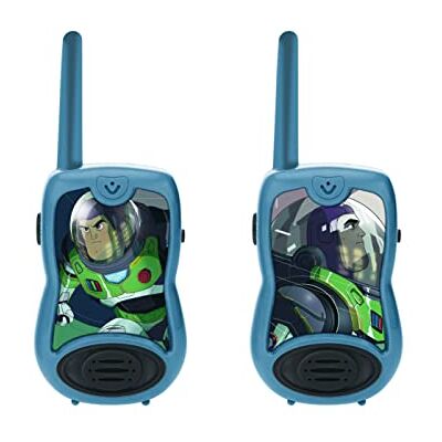 Lexibook , Buzz l'éclair, Walkietalkies 200m, Communicatiespel voor kinderen, 2 communicatiekanalen, Riemclip, Werkt op batterijen, Grijs, TW12LY Lexibook , Buzz l'éclair, Walkietalkies 200m, Communicatiespel voor kinderen, 2 communicatiekanalen, Riemclip, Werkt op batterijen, Grijs, TW12LY