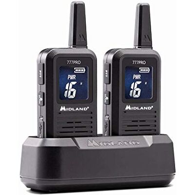Midland 777 Pro C1365 PMR/LPD-handfunctieapparaat, 2 stuks Midland 777 Pro C1365 PMR/LPD-handfunctieapparaat, 2 stuks