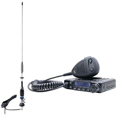 PNI HP 6500 Radio Escort CB Pack + S75 antenne met kabel en vaste montagetoebehoren, ASQ, 40CH, 4W, SWR 1.0 PNI HP 6500 Radio Escort CB Pack + S75 antenne met kabel en vaste montagetoebehoren, ASQ, 40CH, 4W, SWR 1.0