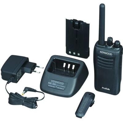 Kenwood TK-3501E PMR446 Draagbare transceiver Zwart/Antraciet Kenwood TK-3501E PMR446 Draagbare transceiver Zwart/Antraciet