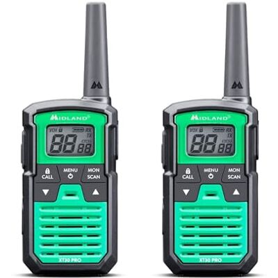 Midland XT 30 Pro, walkietalkie, paar, groen, C1463 Midland XT 30 Pro, walkietalkie, paar, groen, C1463