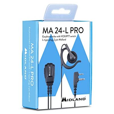 Midland MA24-L PRO microfoon met VOX/PTT-schakelaar Midland MA24-L PRO microfoon met VOX/PTT-schakelaar