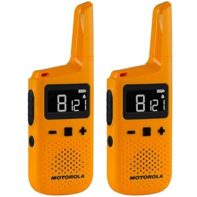 Motorola Set van 2 walkietalkie TALKABOUT T72 PMR446 Geel Lange reikwijdte IP54 index Ideaal voor wandelingen Motorola Set van 2 walkietalkie TALKABOUT T72 PMR446 Geel Lange reikwijdte IP54 index Ideaal voor wandelingen