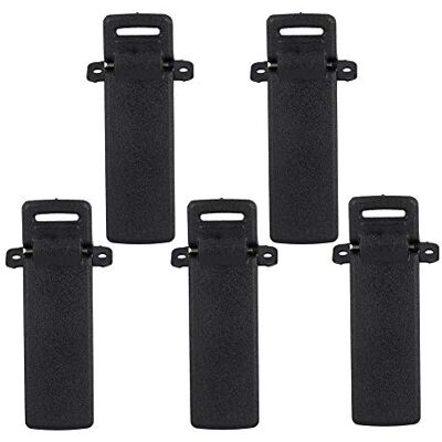 ciciglow Radio Riemclip, voor Motorola 5 stuks UV-5R Draagbare Walkie Talkie Maat Clip voor BAOFENG UV-5R UV-5RA UV-5RB UV-5RB UV-5RC TYT TH-F8 Ham Radio ciciglow Radio Riemclip, voor Motorola 5 stuks UV-5R Draagbare Walkie Talkie Maat Clip voor BAOFENG UV-5R UV-5RA UV-5RB UV-5RB UV-5RC TYT TH-F8 Ham Radio