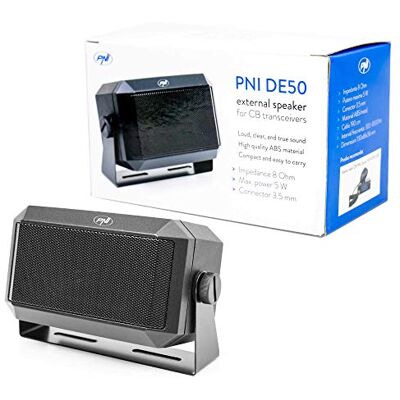 PNI Externe luidspreker DE50 voor CB-radiostations met 3,5 mm stekker PNI Externe luidspreker DE50 voor CB-radiostations met 3,5 mm stekker