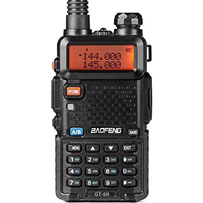 BAOFENG GT-5R Verbeterde walkietalkie, dubbelband, UHF VHF, twee-weg radio, lang bereik, draagbare amateurradio, met 144-146/430-440 MHz, 128 kanalen, 1800 mAh batterij, Chirp-ondersteuning BAOFENG GT-5R Verbeterde walkietalkie, dubbelband, UHF VHF, twee-weg radio, lang bereik, draagbare amateurradio, met 144-146/430-440 MHz, 128 kanalen, 1800 mAh batterij, Chirp-ondersteuning