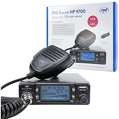 PNI Escort HP 9700 USB, ANC, ASQ, stroomvoorziening 12 V/24 V, PA-functie, sigarettenaansteker inbegrepen PNI Escort HP 9700 USB, ANC, ASQ, stroomvoorziening 12 V/24 V, PA-functie, sigarettenaansteker inbegrepen