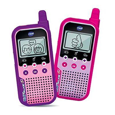 VTech Kidi Talkie Walkietalkie voor kinderen, met display en spelletjes, educatief speelgoed, elektronisch, meerkleurig VTech Kidi Talkie Walkietalkie voor kinderen, met display en spelletjes, educatief speelgoed, elektronisch, meerkleurig