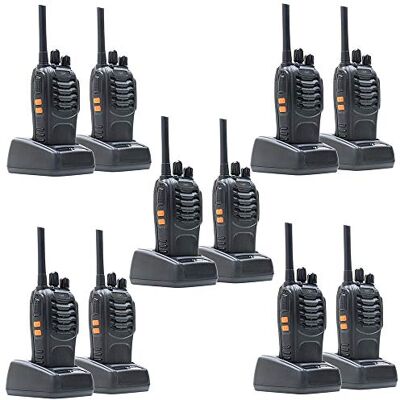 PNI Verpakking met 10 draagbare radio's PMR R40 Pro, batterijen, oplader en hoofdtelefoon inbegrepen PNI Verpakking met 10 draagbare radio's PMR R40 Pro, batterijen, oplader en hoofdtelefoon inbegrepen