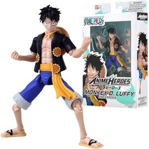 BANDAI Anime Heroes One Piece Anime Heroes figuur 17 cm Monkey D. Luffy versie Dressrosa Officiële licentie One Piece actiefiguur Luffy Speelgoed voor kinderen vanaf 4 jaar 37007 BANDAI Anime Heroes One Piece Anime Heroes figuur 17 cm Monkey D. Luffy versie Dressrosa Officiële licentie One Piece actiefiguur Luffy Speelgoed voor kinderen vanaf 4 jaar 37007