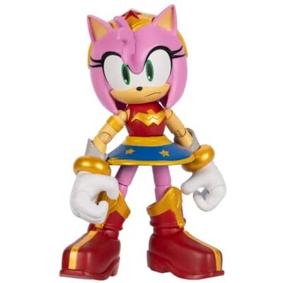 Sonic The Hedgehog DC x Sonic – figuur Amy en Wonder Woman – officiële licentie – 13 cm – 22 gewrichten – realistische details – speelgoed om te verzamelen – cadeau-idee voor fan en kinderen vanaf 3 jaar – 429174 Sonic The Hedgehog DC x Sonic – figuur Amy en Wonder Woman – officiële licentie – 13 cm – 22 gewrichten – realistische details – speelgoed om te verzamelen – cadeau-idee voor fan en kinderen vanaf 3 jaar – 429174