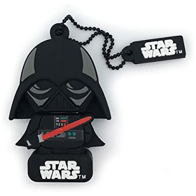 WONDEE Star Wars geschenken, USB-stick 32 GB van Darth Vader, originele hanger om cadeau te geven, originele Frikis cadeaus voor mannen en jongeren, originele Disney Gadgets WONDEE Star Wars geschenken, USB-stick 32 GB van Darth Vader, originele hanger om cadeau te geven, originele Frikis cadeaus voor mannen en jongeren, originele Disney Gadgets