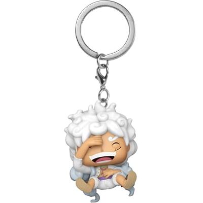 Funko Pop! Keychain: One Piece Monkey D. Luffy Gear 5 Vinyl minifiguur om te verzamelen Sleutelhanger Sokkenvullers Cadeau-idee Officieel product Anime Fans Funko Pop! Keychain: One Piece Monkey D. Luffy Gear 5 Vinyl minifiguur om te verzamelen Sleutelhanger Sokkenvullers Cadeau-idee Officieel product Anime Fans