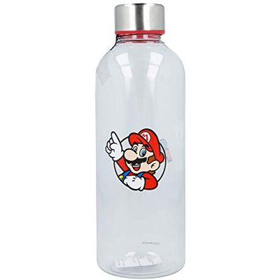 Stor Bouteille d'eau réutilisable en plastique Super Mario 850 ml Stor Bouteille d'eau réutilisable en plastique Super Mario 850 ml