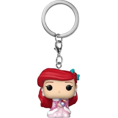 Funko Pop! Sleutelhanger: Princess Holiday Ariel Disney Prinsessen Disney Prinsessen Mini Vinyl Collectie Figuur Nieuwigheid Sleutelhanger Sokkenvullers Cadeau-idee Funko Pop! Sleutelhanger: Princess Holiday Ariel Disney Prinsessen Disney Prinsessen Mini Vinyl Collectie Figuur Nieuwigheid Sleutelhanger Sokkenvullers Cadeau-idee