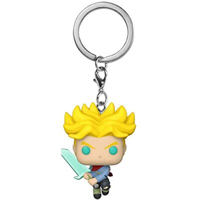 Funko Pop! Sleutelhanger: DBS Super Saiyan Trunks with Sword Dragon Ball Vinyl minifiguur om te verzamelen fancy sleutelhanger kerstcadeau cadeau-idee officiële producten Funko Pop! Sleutelhanger: DBS Super Saiyan Trunks with Sword Dragon Ball Vinyl minifiguur om te verzamelen fancy sleutelhanger kerstcadeau cadeau-idee officiële producten