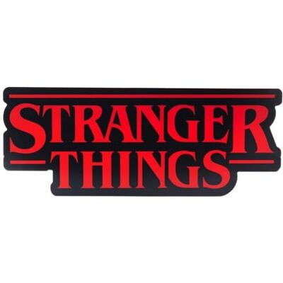 Paladone Stranger Things Wand- of bureaulamp in logovorm, 30 cm / 11.8in breed, met USB- of batterijvoeding, fase- en pulsmodi, officieel gelicentieerd product van Netflix Paladone Stranger Things Wand- of bureaulamp in logovorm, 30 cm / 11.8in breed, met USB- of batterijvoeding, fase- en pulsmodi, officieel gelicentieerd product van Netflix