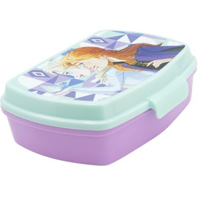 Stor Rechthoekige broodtrommel Frozen Magic Stor Rechthoekige broodtrommel Frozen Magic
