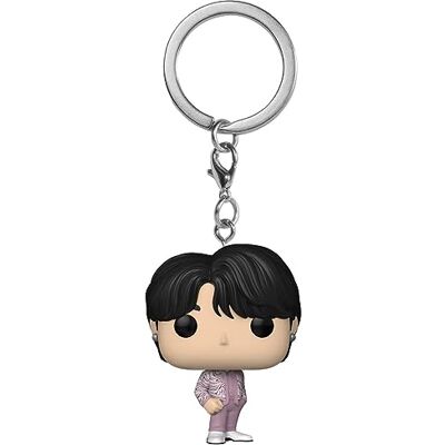 Funko Pop! Sleutelhanger: BTS Jimin Vinyl minifiguur om te verzamelen fancy sleutelhanger kerstcadeau cadeau-idee Officiële producten Music Fans Minifiguur Funko Pop! Sleutelhanger: BTS Jimin Vinyl minifiguur om te verzamelen fancy sleutelhanger kerstcadeau cadeau-idee Officiële producten Music Fans Minifiguur