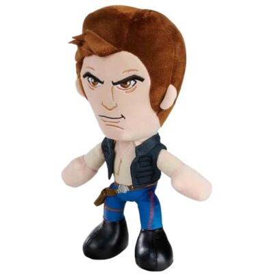 Simba Star Wars Han Solo Peluche à collectionner 25 cm dans une boîte d'exposition, +0 Simba Star Wars Han Solo Peluche à collectionner 25 cm dans une boîte d'exposition, +0