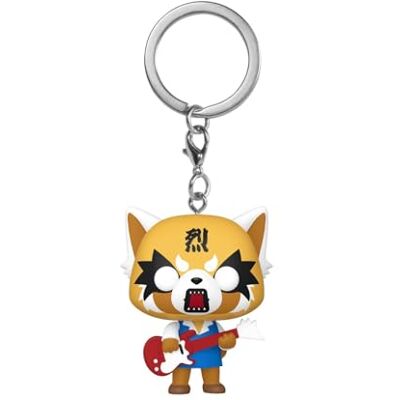 Funko Pop! Sleutelhanger: Aggretsuko With Guitar Vinyl minifiguur om nieuwe sleutelhangers te verzamelen Sokkenvullers Cadeau-idee Officieel product Anime Fans - Funko Pop! Sleutelhanger: Aggretsuko With Guitar Vinyl minifiguur om nieuwe sleutelhangers te verzamelen Sokkenvullers Cadeau-idee Officieel product Anime Fans -