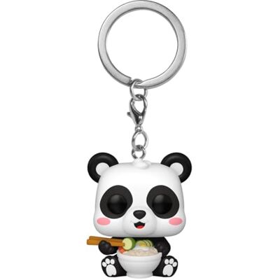 Funko Pop! Sleutelhanger: Foods Poke Panda Vinyl minifiguur uit de collectie van nieuwe sleutelhangers sokkenvullers cadeau-idee officiële fan-merchandising minifiguren Funko Pop! Sleutelhanger: Foods Poke Panda Vinyl minifiguur uit de collectie van nieuwe sleutelhangers sokkenvullers cadeau-idee officiële fan-merchandising minifiguren