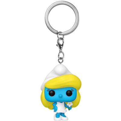 Funko Pop! Sleutelhanger: Smurfs Smurfette Vinyl minifiguur om te verzamelen fancy sleutelhanger kerstcadeau cadeau-idee Officiële producten TV Fans Minifiguur Funko Pop! Sleutelhanger: Smurfs Smurfette Vinyl minifiguur om te verzamelen fancy sleutelhanger kerstcadeau cadeau-idee Officiële producten TV Fans Minifiguur