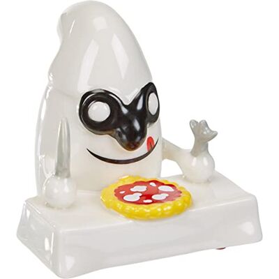 Alessi Amgi50 1 Ciro Il Pulcinella figuur van porselein, met de hand versierd Alessi Amgi50 1 Ciro Il Pulcinella figuur van porselein, met de hand versierd