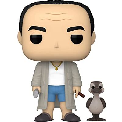 Funko Pop, and Buddy: The Sopranos Tony in Robe with Duck Exclusief bij Amazon Vinyl Figuur om te verzamelen Cadeau-idee Officiële Producten Speelgoed voor Kinderen en Volwassenen Funko Pop, and Buddy: The Sopranos Tony in Robe with Duck Exclusief bij Amazon Vinyl Figuur om te verzamelen Cadeau-idee Officiële Producten Speelgoed voor Kinderen en Volwassenen