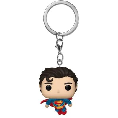 Funko Pop! Sleutelhanger: Superman 2025 Superman Vinyl minifiguur uit de collectie van nieuwe sleutelhangers Sokkenvullers Cadeau-idee Officieel product Funko Pop! Sleutelhanger: Superman 2025 Superman Vinyl minifiguur uit de collectie van nieuwe sleutelhangers Sokkenvullers Cadeau-idee Officieel product