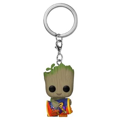 Funko Pop! Sleutelhanger: Marvel Guardians of The Galaxy Groot 1/6 Odds for Rare Chase Varianteese Puffs Grote Shorts Vinyl Minifiguur om te verzamelen Fancy Sleutelhangers TV Fans Funko Pop! Sleutelhanger: Marvel Guardians of The Galaxy Groot 1/6 Odds for Rare Chase Varianteese Puffs Grote Shorts Vinyl Minifiguur om te verzamelen Fancy Sleutelhangers TV Fans