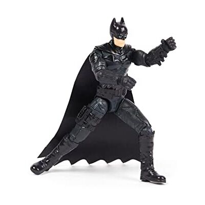 DC Comics The Batman de film – figuur 10 cm Batman – – beweegbaar figuur 10 cm met 3 accessoires mysterieuze missie en 1 bewijskaart om te onthullen – 6061619 – speelgoed voor kinderen vanaf 3 jaar DC Comics The Batman de film – figuur 10 cm Batman – – beweegbaar figuur 10 cm met 3 accessoires mysterieuze missie en 1 bewijskaart om te onthullen – 6061619 – speelgoed voor kinderen vanaf 3 jaar